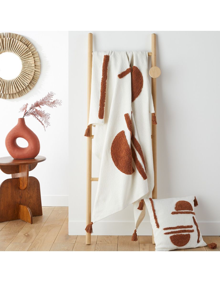 Goboa Tufted Cotton Blanket
