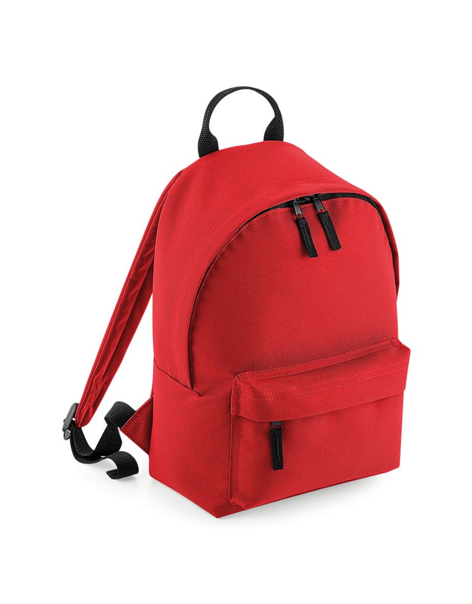 BagBase Mini Fashion Backpack - Bright Red