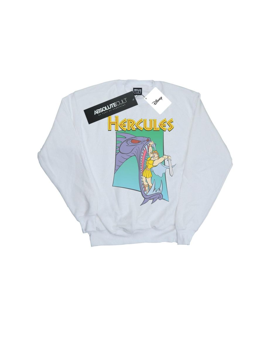Disney Boys Hercules Hydra Fight Sweatshirt - White