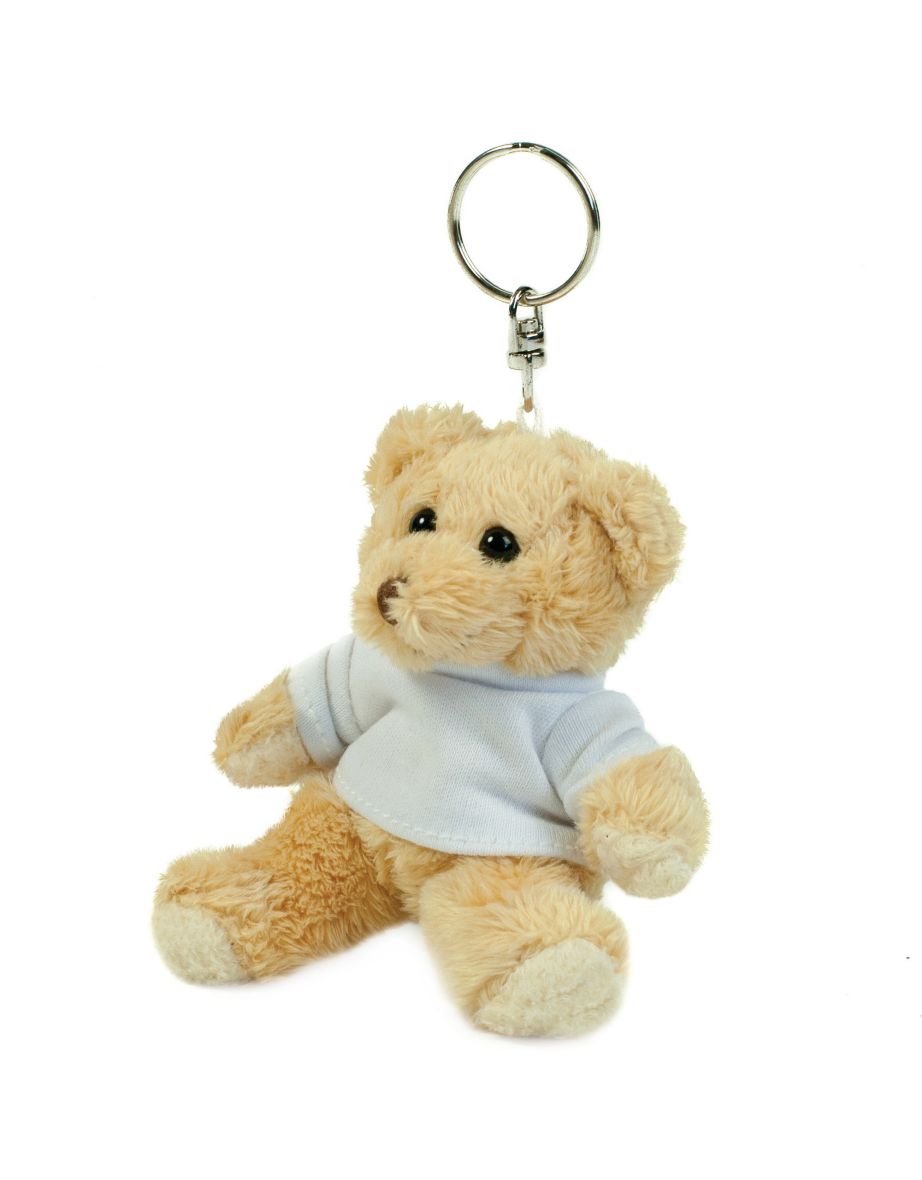 Mumbles Binx Teddy Bear Fridge Magnet / Key Ring - Key Ring (Light Brown)