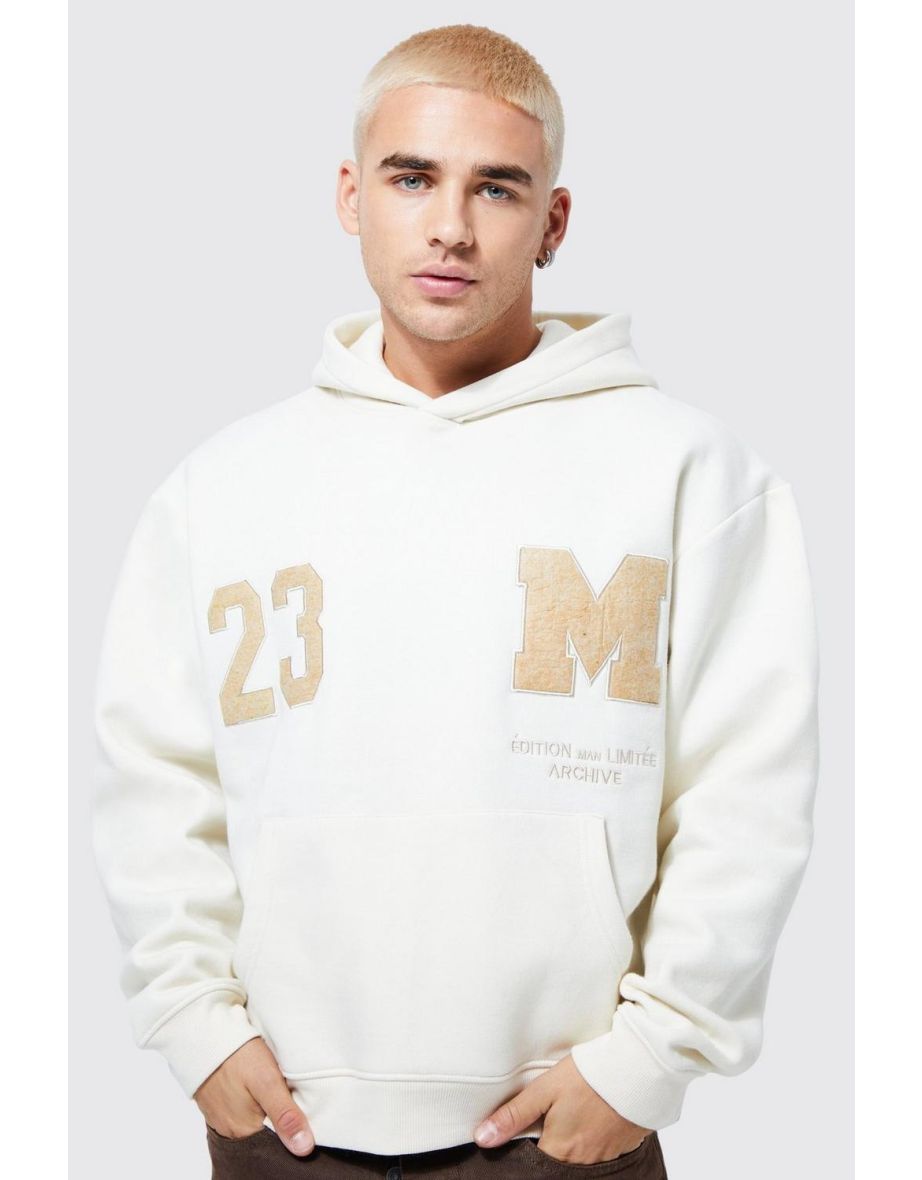 White hot sale boohooman hoodie