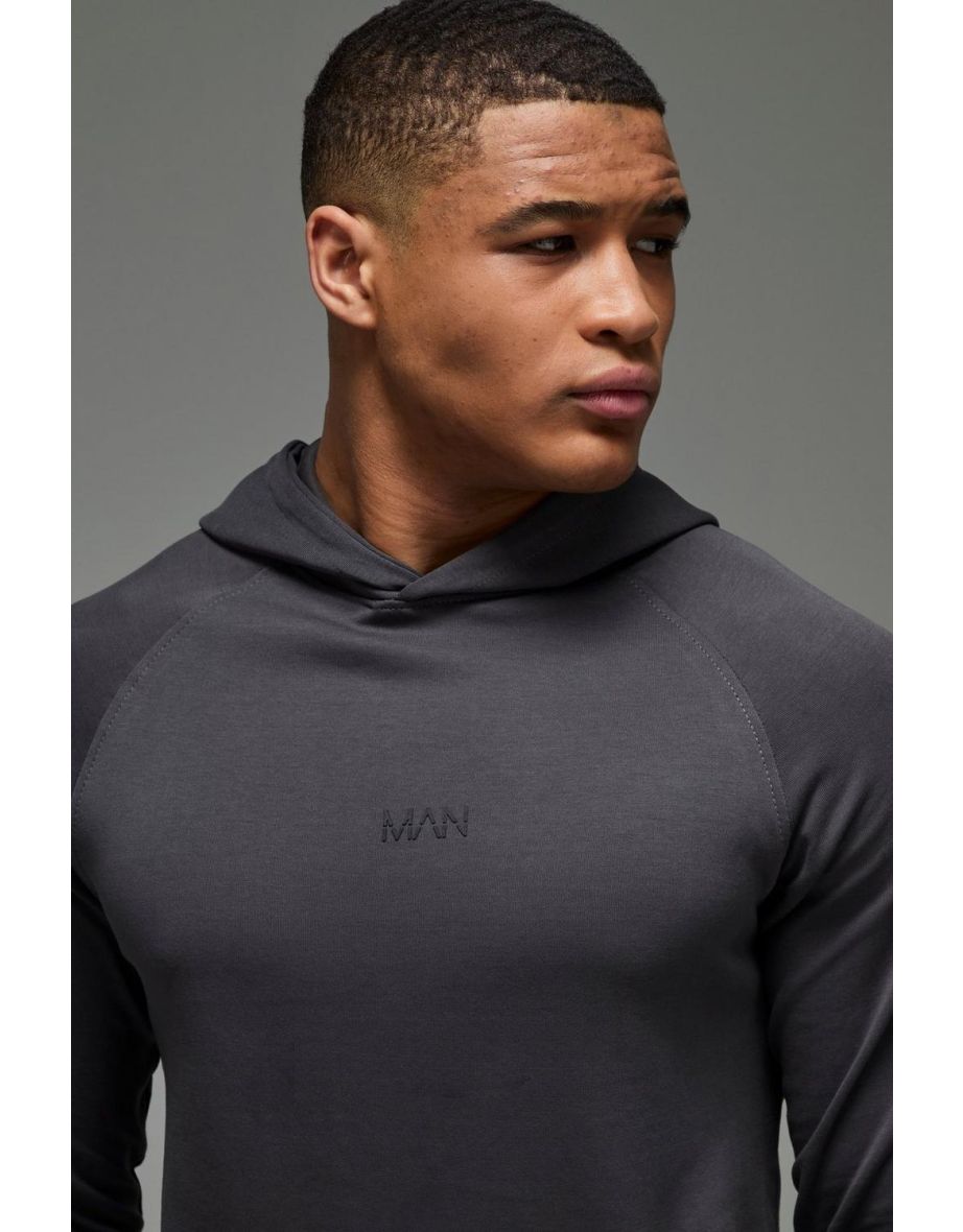 Man Active Pro Fleece Hoodie & Skinny Fit Jogger Tracksuit - 2