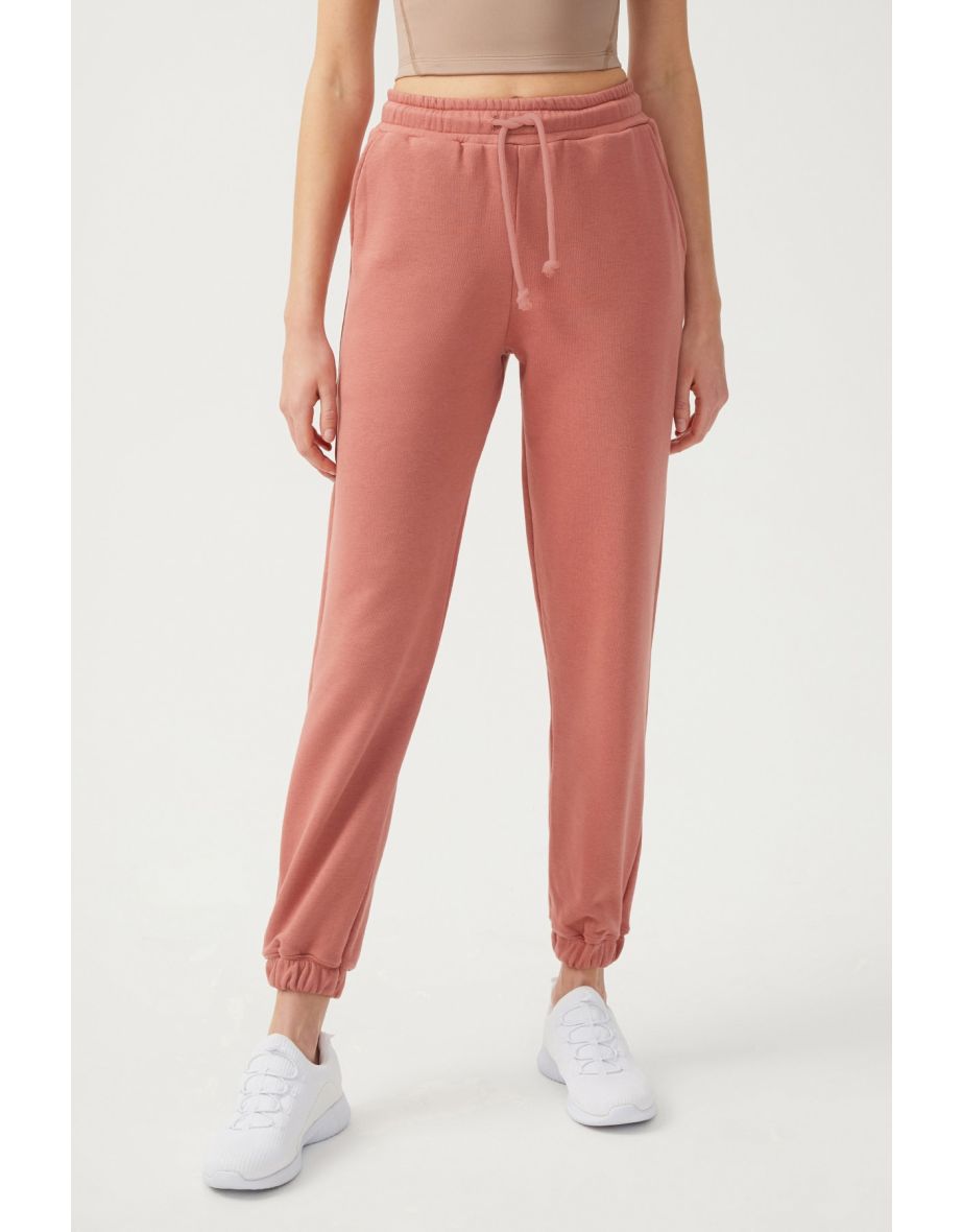 Women's Elastic Legs Joggers Sweatpants Drawstring.