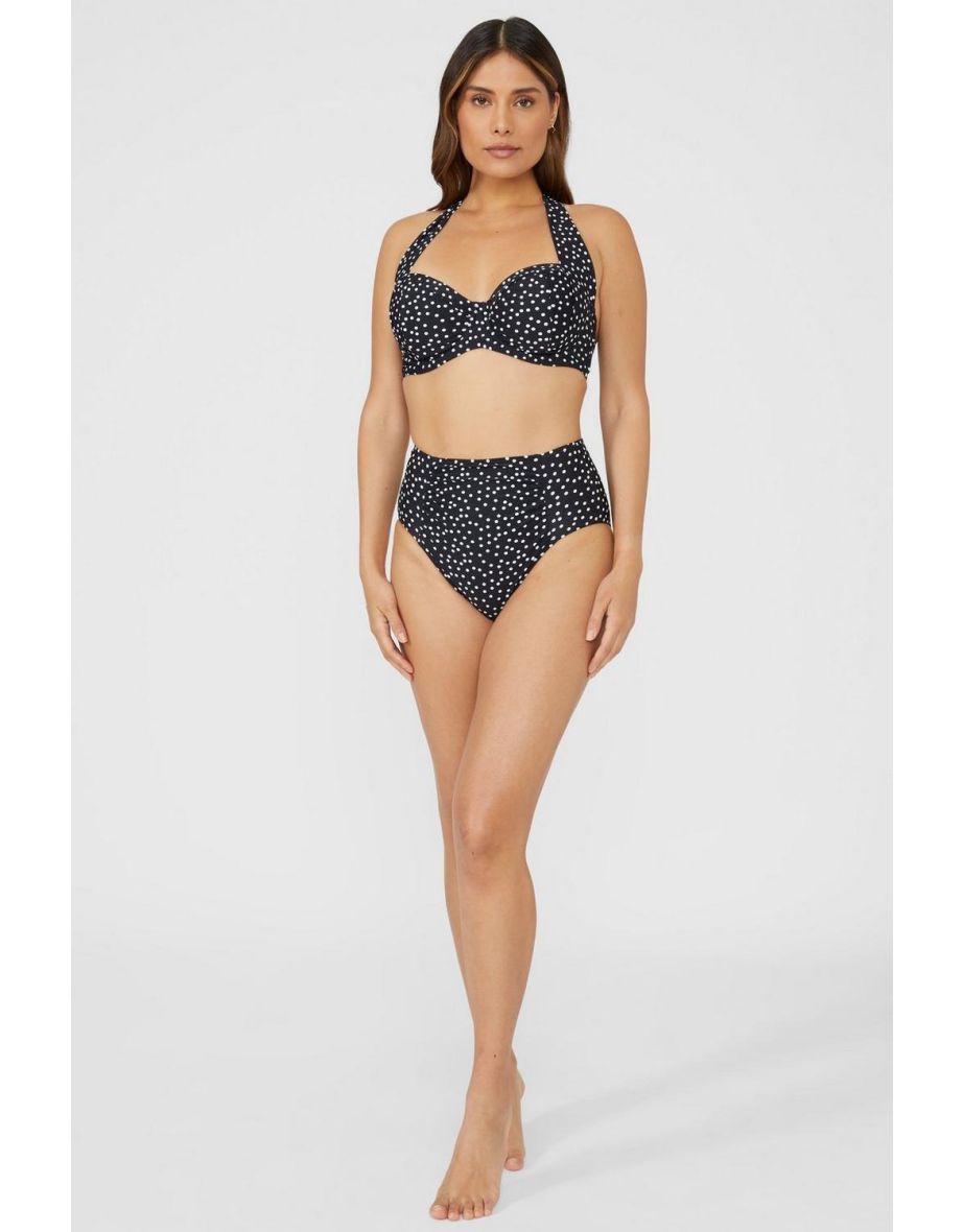 Gorgeous DD+ Spot Balcony Non Pad Bikini Top - mono