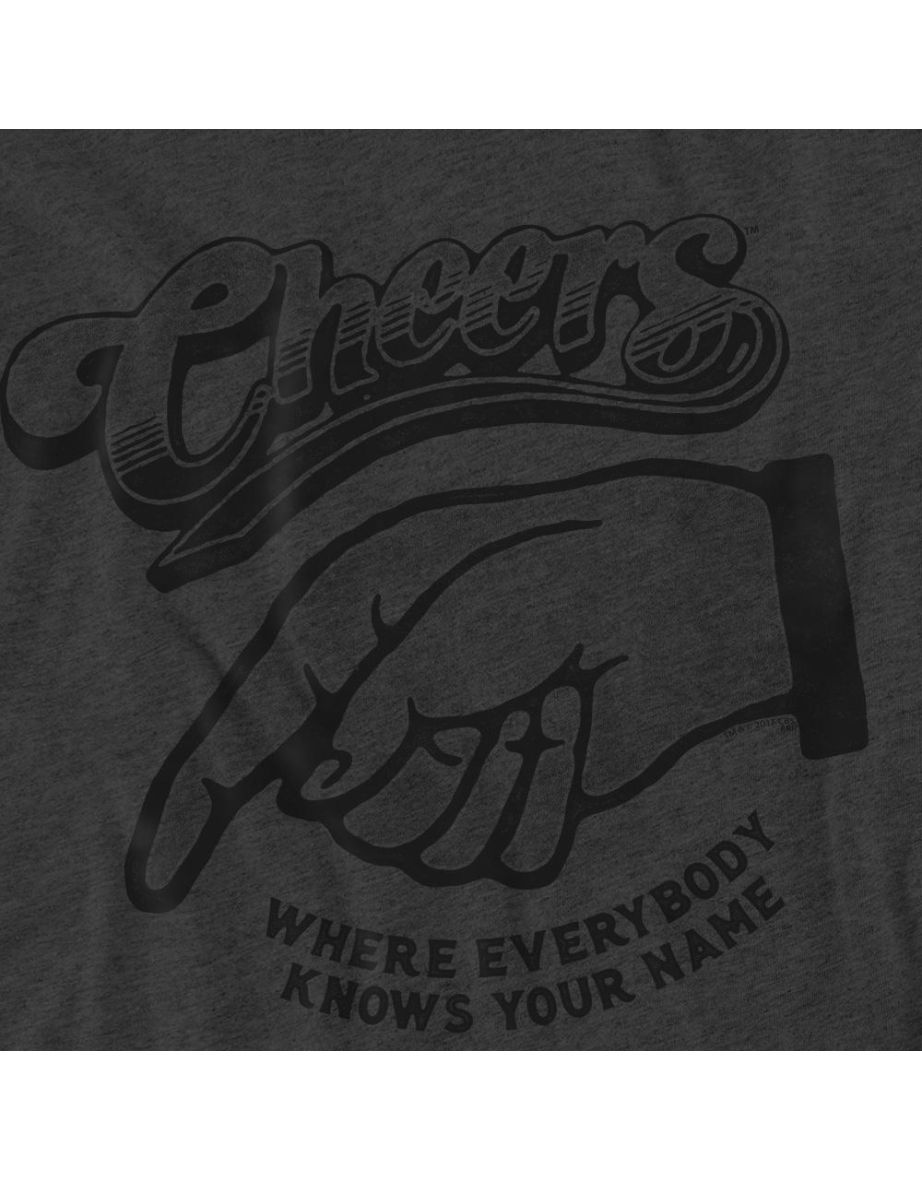 Cheers Unisex Adult The Standard T-Shirt - Charcoal - 3
