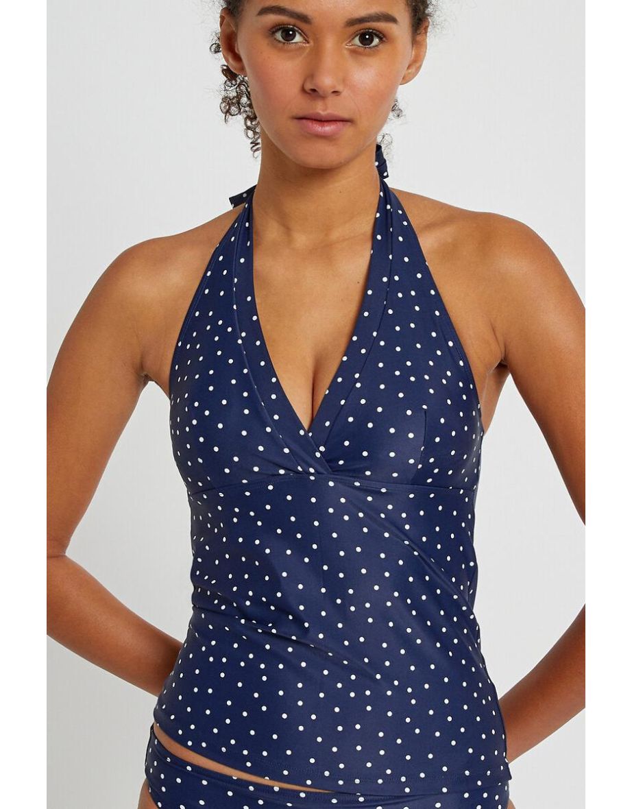 Polka Dot Tankini Top