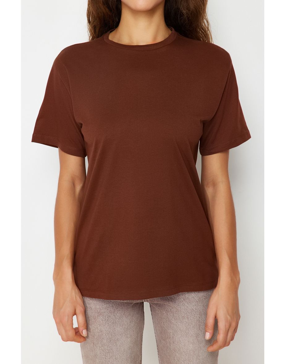 T-Shirt - Brown - Boyfriend - 11