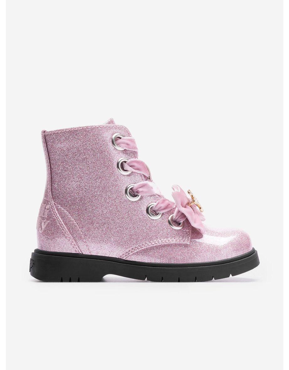 Lelli Kelly Girls Fior Di Fiocco Boots in Pink