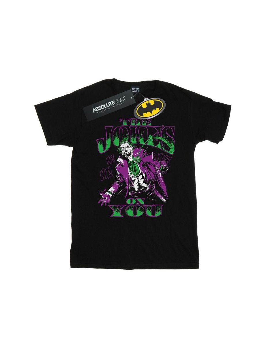 DC Comics Mens Joker The Joke´s On You T-Shirt - Black