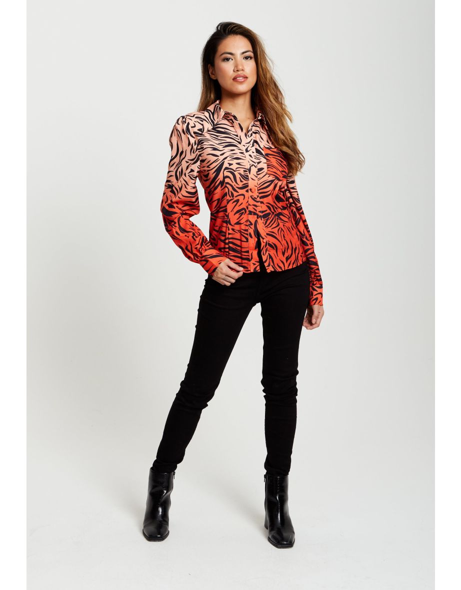 Women's Zebra Print Shirt