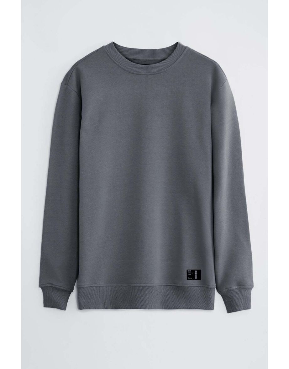 Travis Men's Soft Fabric Regular Fit Round Neck Sweatshirt - 5