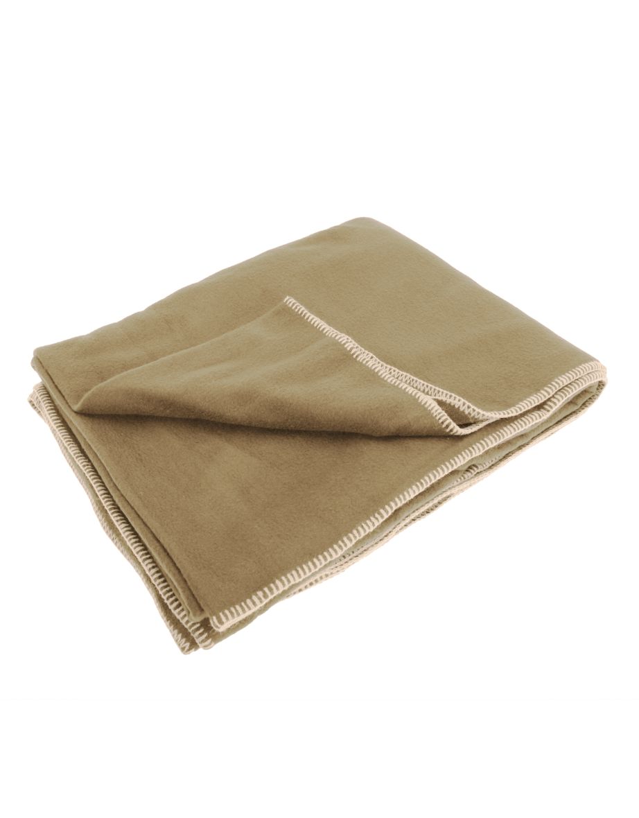 Result Plain Warm Outdoor Fleece Blanket (330gsm) - Natural