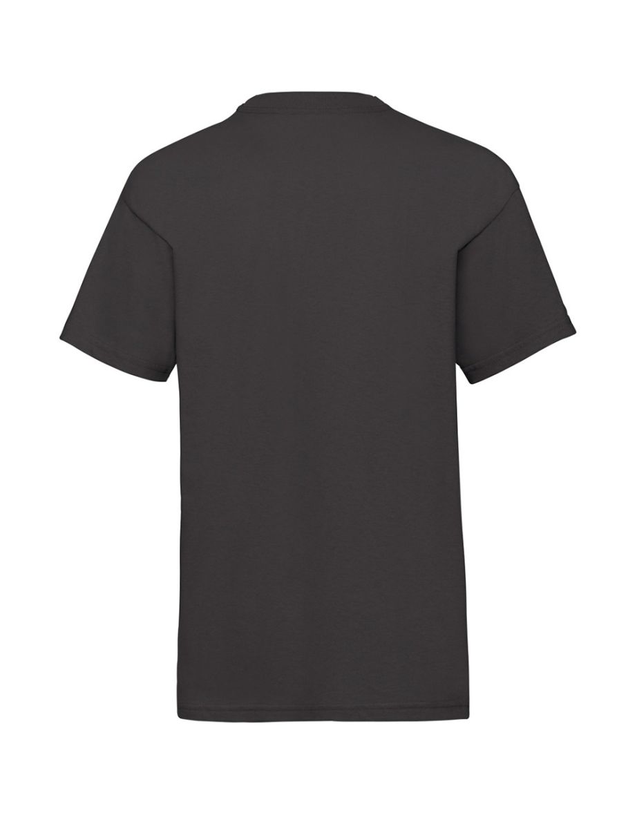 Fruit Of The Loom Childrens/Kids Unisex Valueweight Short Sleeve T-Shirt - Black - 1