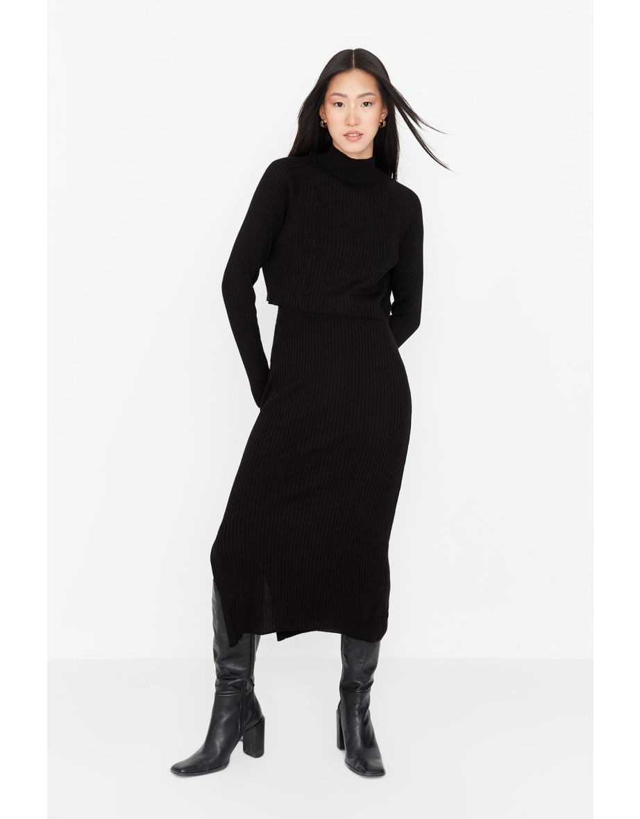 Two-Piece Set - Black - Slim fit