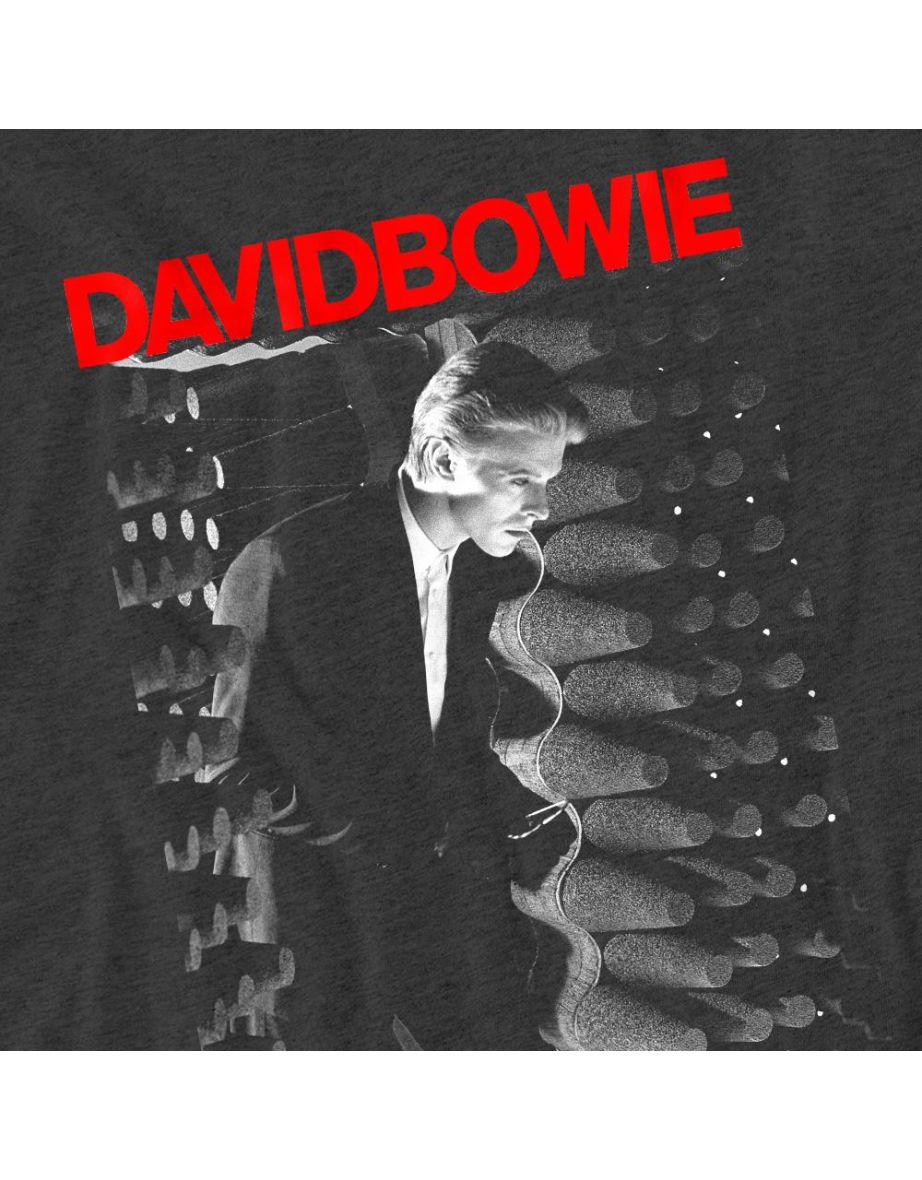 David Bowie Unisex Adult Station to Station T-Shirt - Charcoal - 3