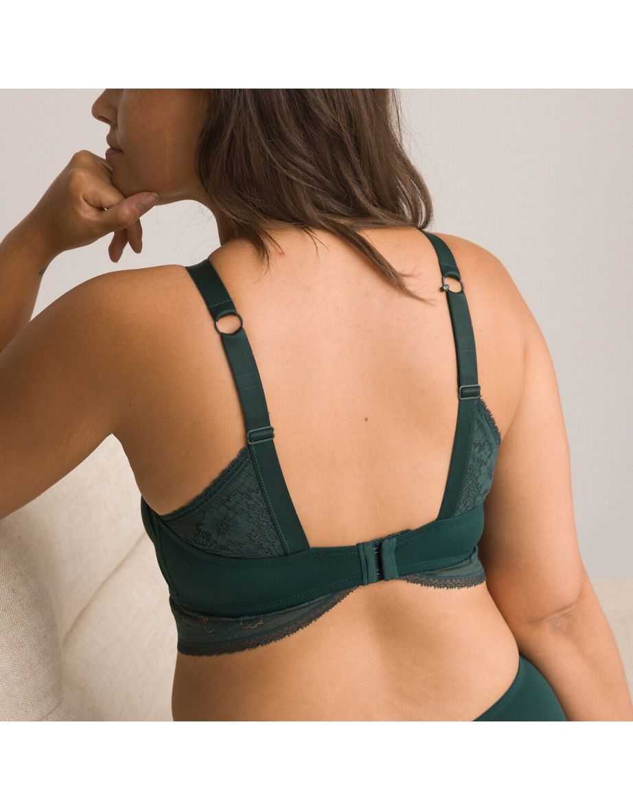 Ebony Lace Halterneck Bra - 4