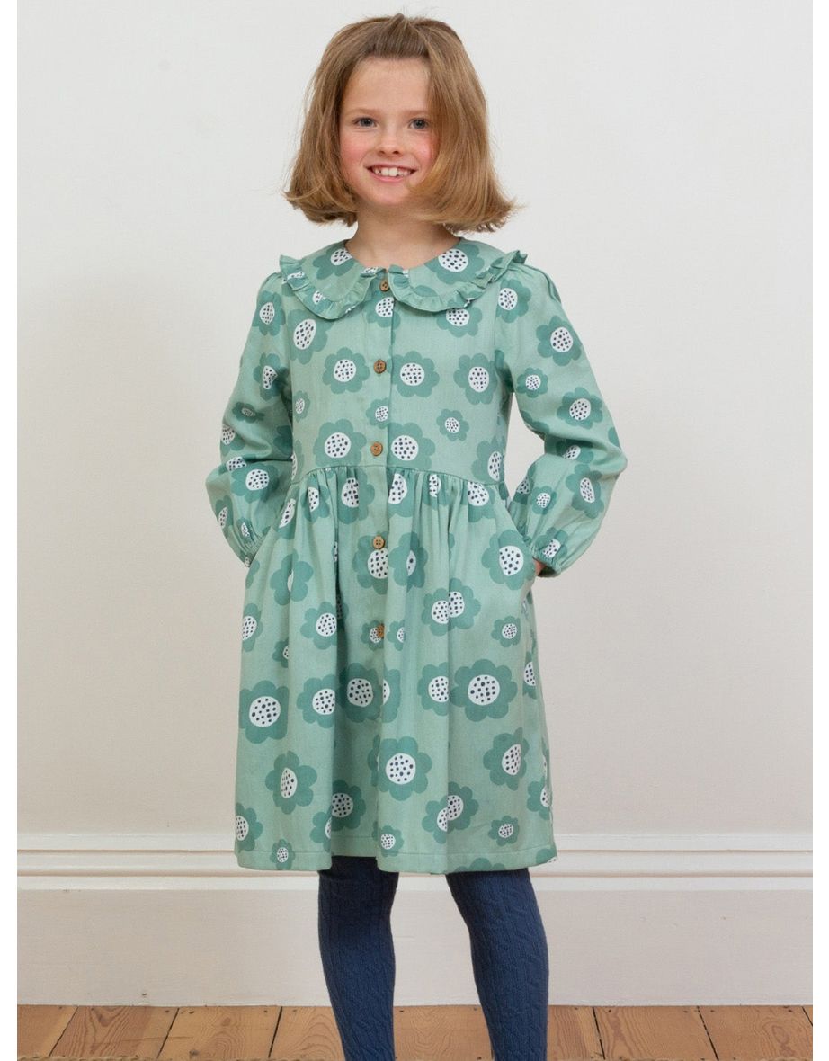 Big bloom dolly collar dress