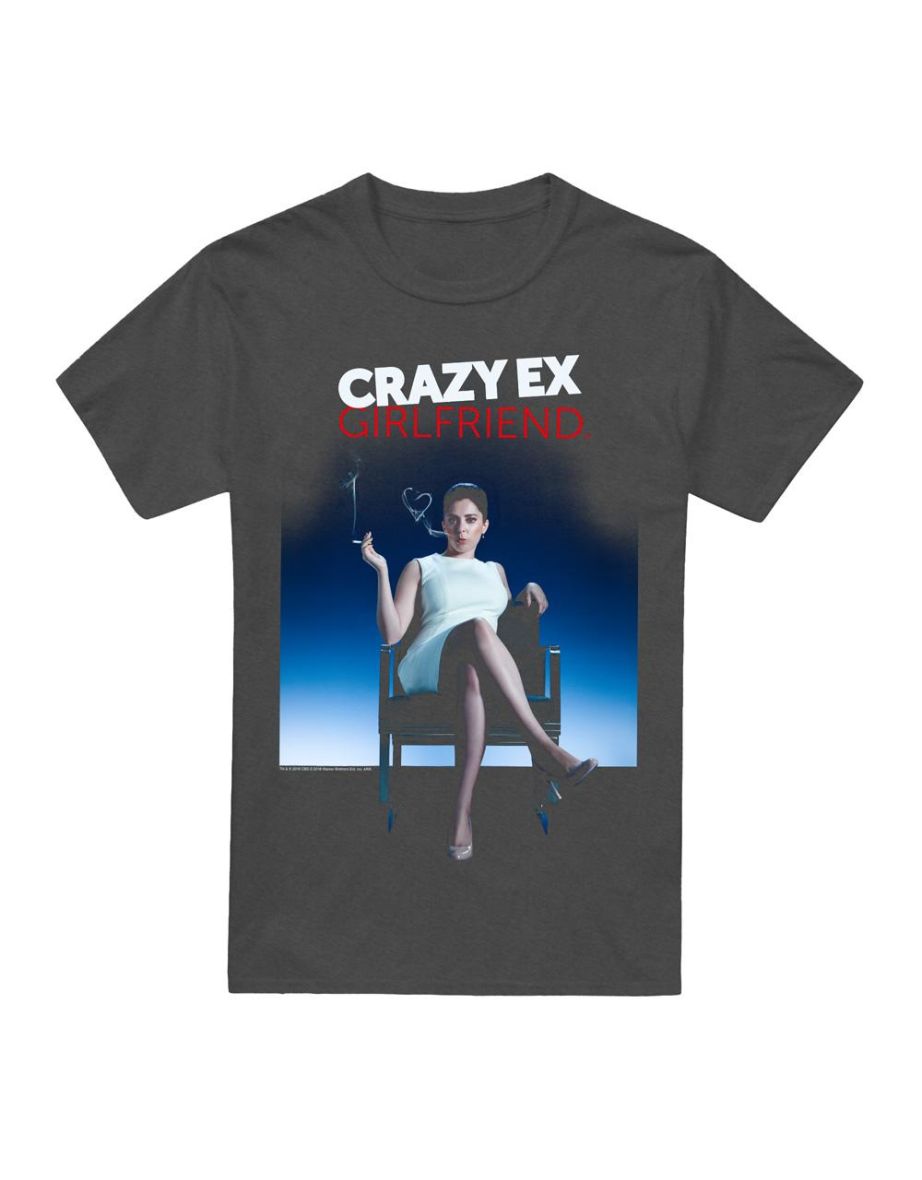 Crazy Ex-Girlfriend Unisex Adult Crazy Instinct T-Shirt - Charcoal