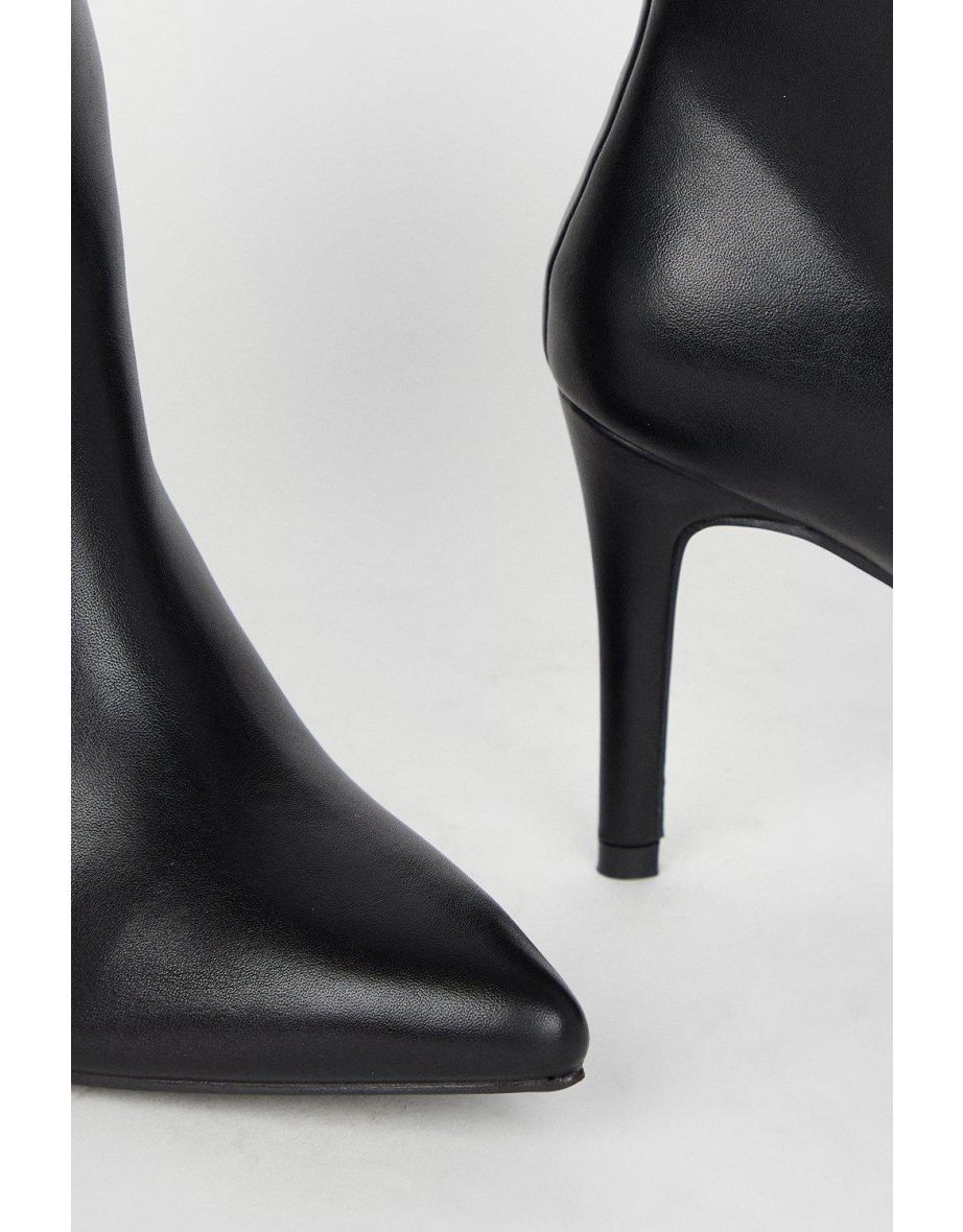 Tori Pointed High Heel Stiletto Ankle Boots - 3