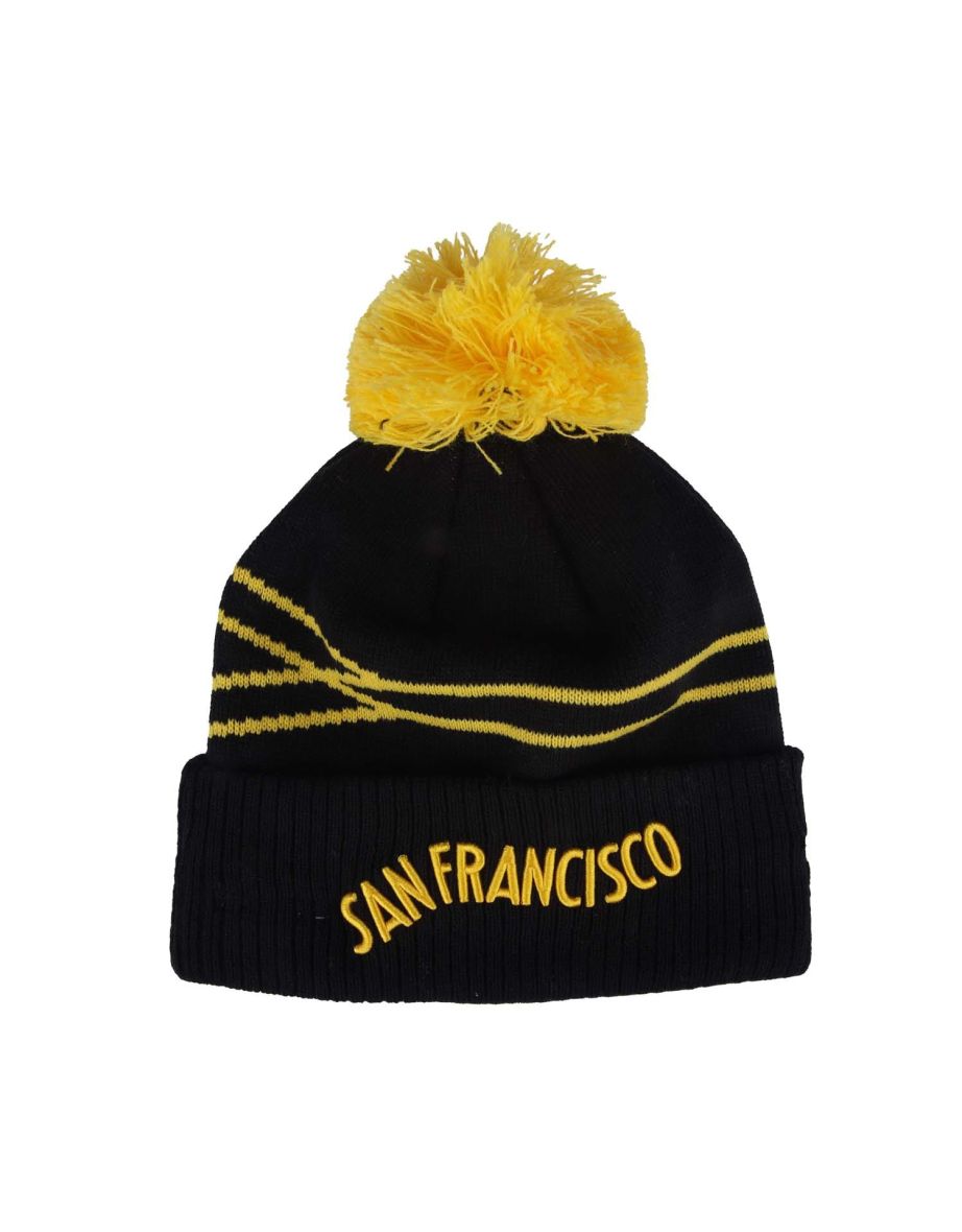 Accessories New Era Golden State Warriors NBA City Edition Knit Beanie in Black