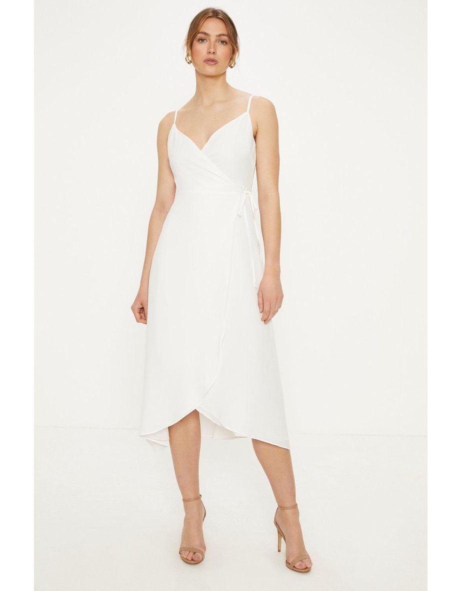 Oasis wrap hotsell midi dress