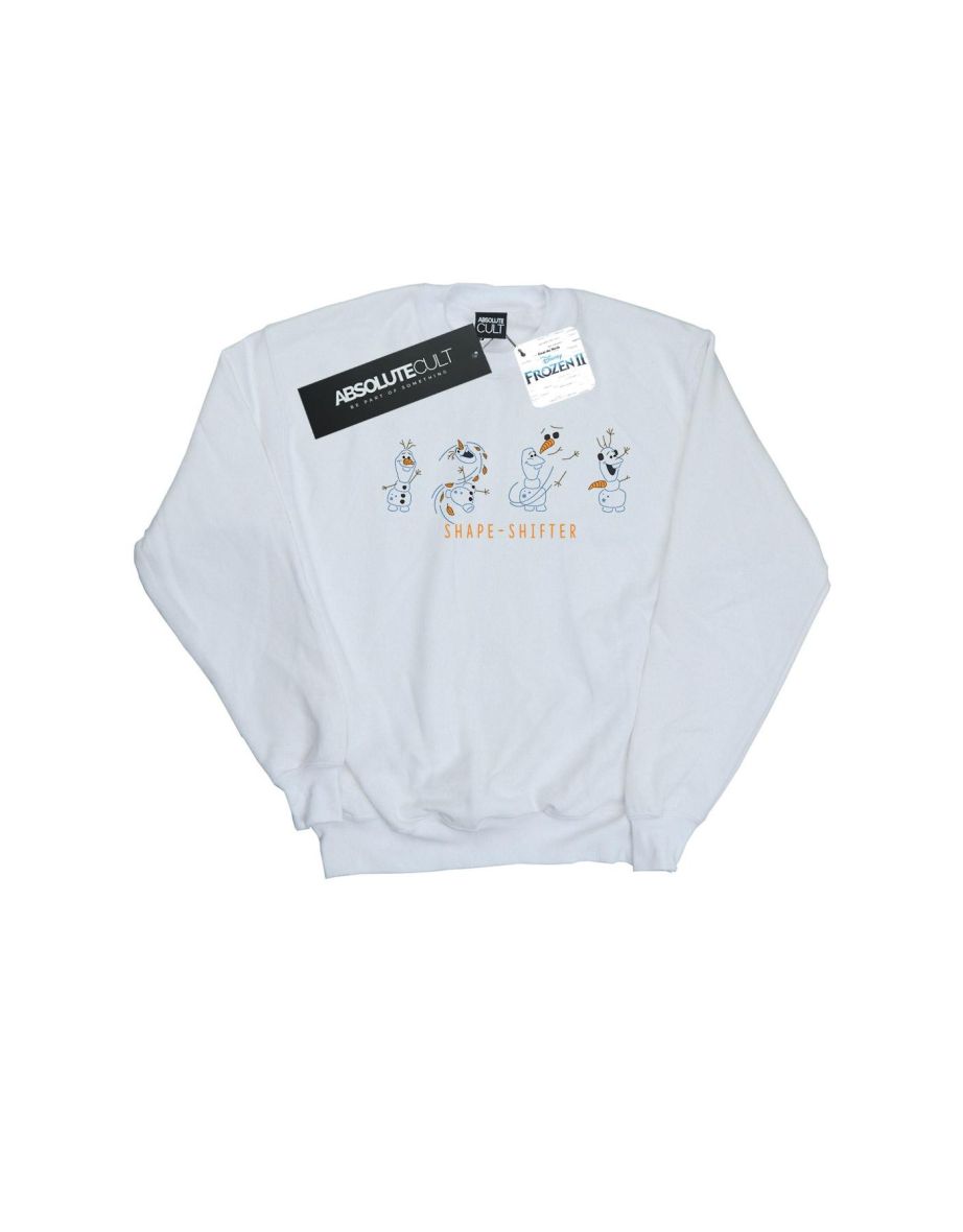 Disney Boys Frozen 2 Olaf Shape-Shifter Sweatshirt - White