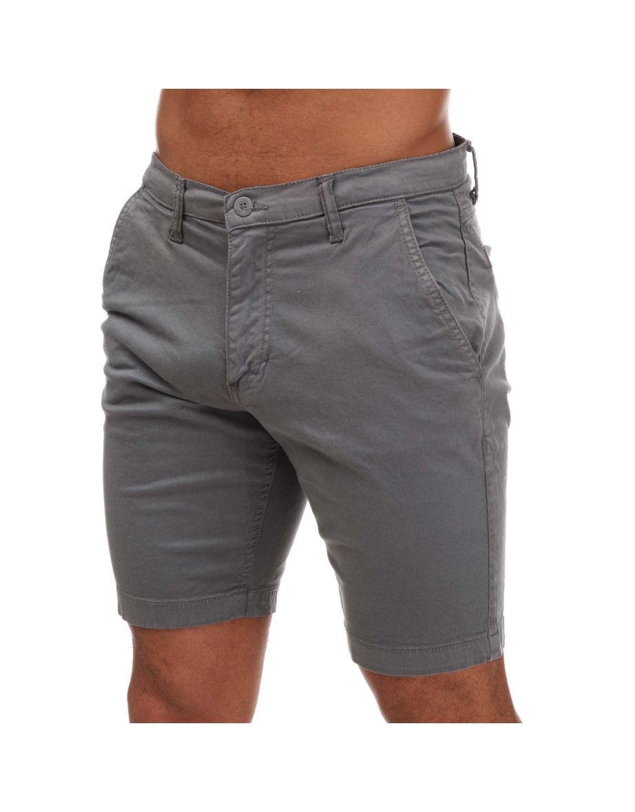 Men's Duck and Cover Moreshore Chino Shorts in Grey