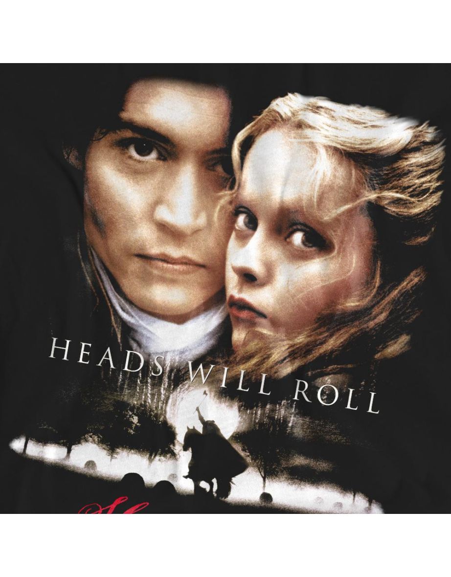 Sleepy Hollow Unisex Adult Heads Will Roll T-Shirt - Black - 3