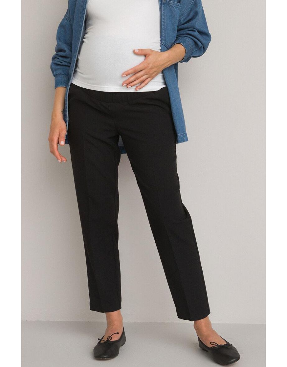 Recycled Maternity Cigarette Trousers, Length 27.5"