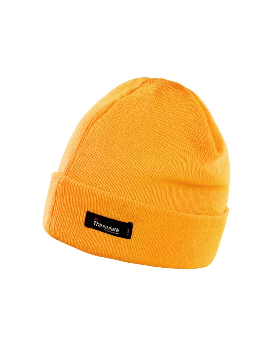 Result Unisex Lightweight Thermal Winter Thinsulate Hat (3M 40g) (Pack of 2) - Fluoresent Orange