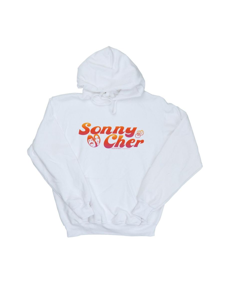 Sonny & Cher Boys Gradient Logo Hoodie - White