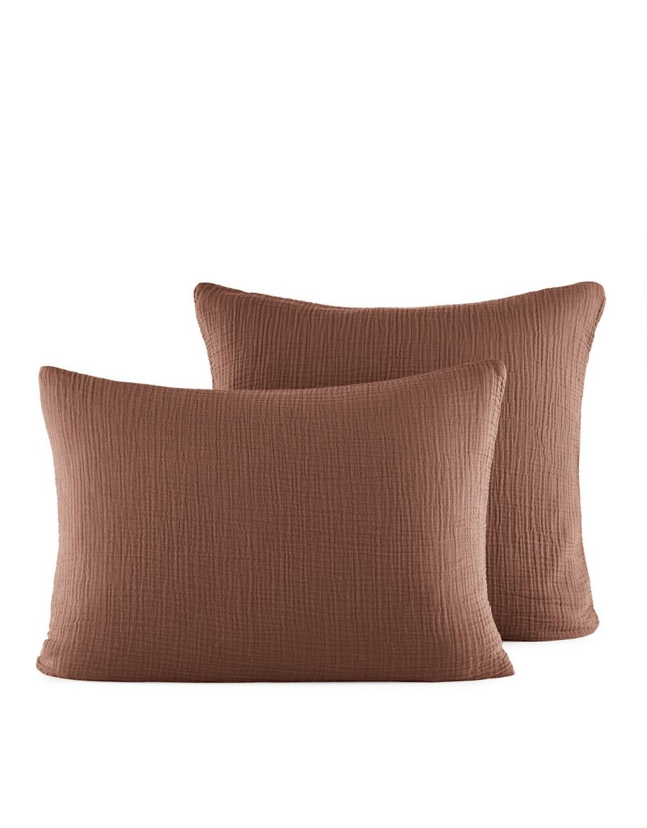 Yafa 100% Organic Cotton Muslin 200 Thread Count Pillowcase