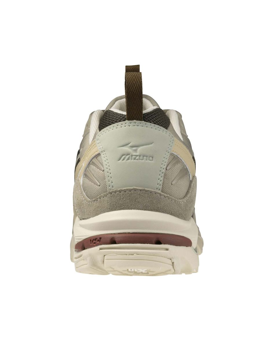 Men's Mizuno Wave Rider 10 Premium Trainers in Grey - 4