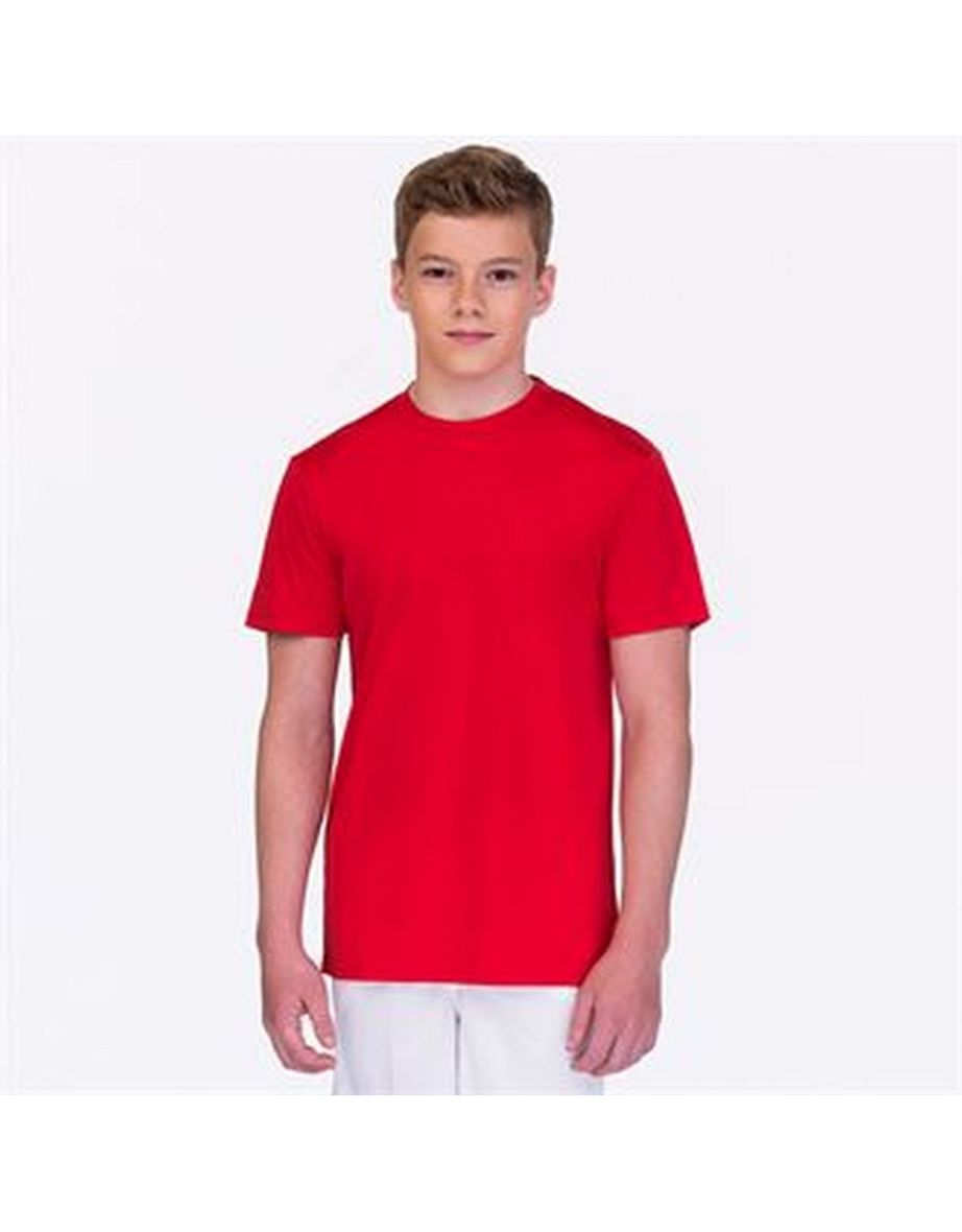AWDis Childrens/Kids Cool Smooth T-Shirt - Red - 1