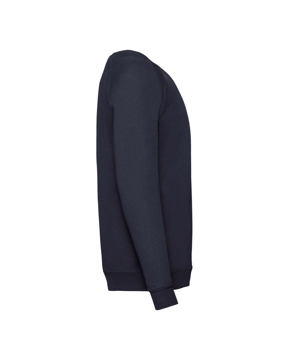 Fruit of the Loom Childrens/Kids Classic Raglan Sweatshirt - Deep Navy - 2