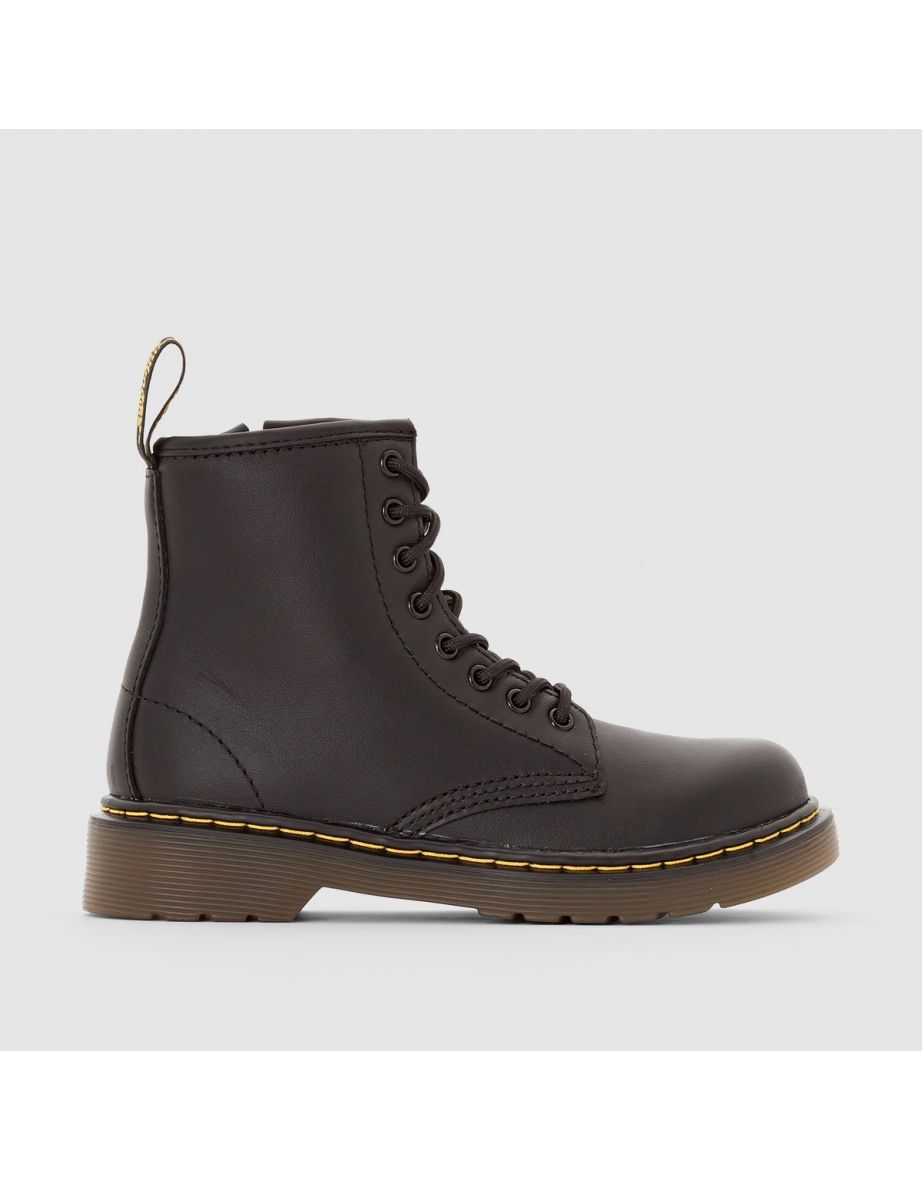 Delaney Juniors Lace-Up Leather Boots