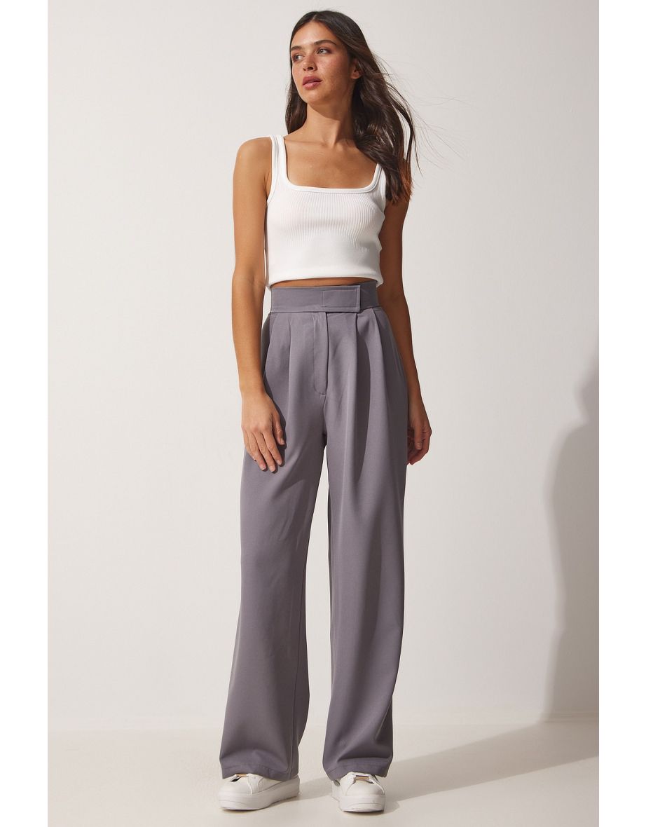Pants - Gray - Relaxed