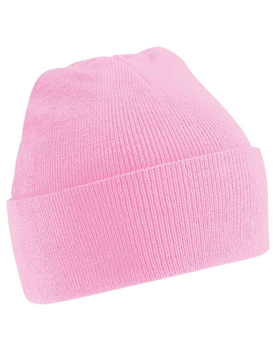 Beechfield Soft Feel Knitted Winter Hat - Classic Pink