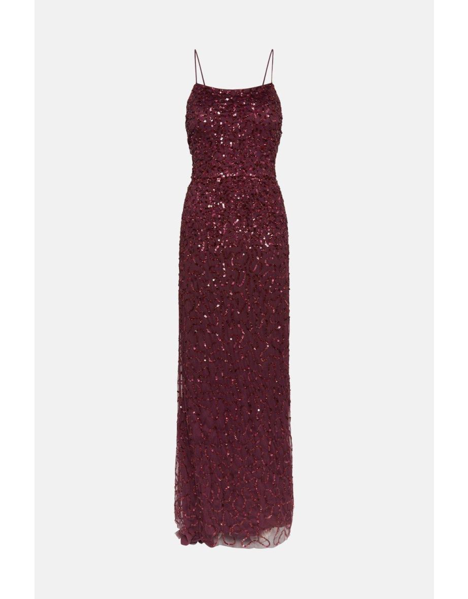 Sustainable All Over Sequin Maxi Dress - 3
