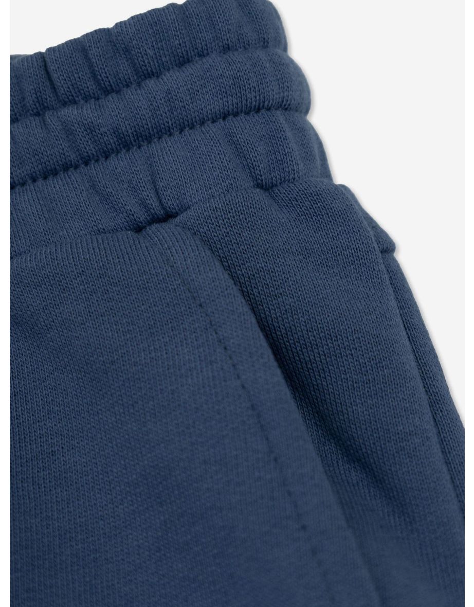 Boys Cargo Joggers in Blue - 3