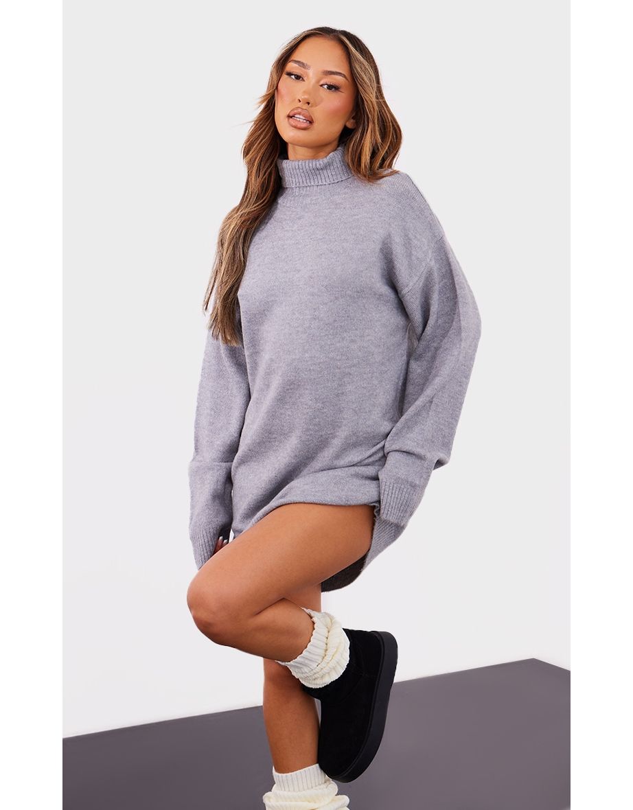 Grey slouchy clearance jumper