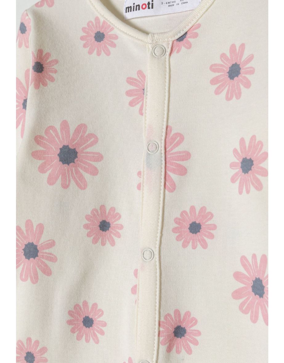 Girls 2 Pack Long Sleeve Sleepsuits