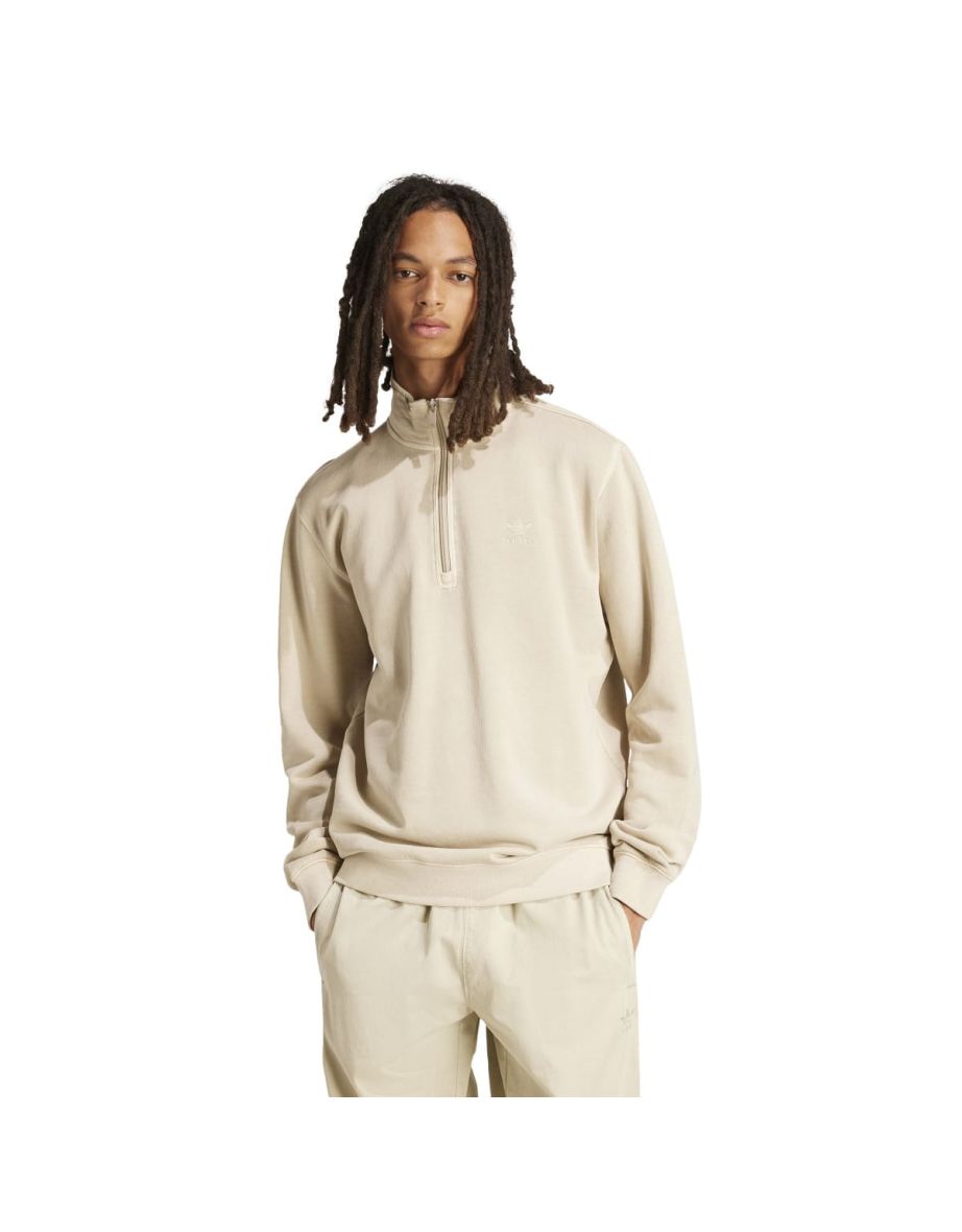 Men's adidas Originals Trefoil Crewneck Sweatshirt in Cream