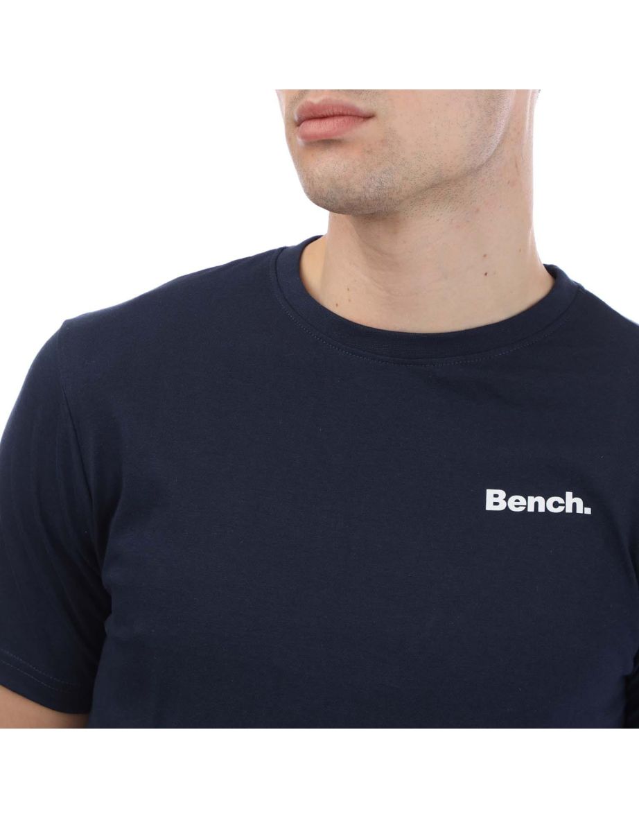 Men's Bench Somerset Logo 3 Pack T-Shirts in Blue - 4