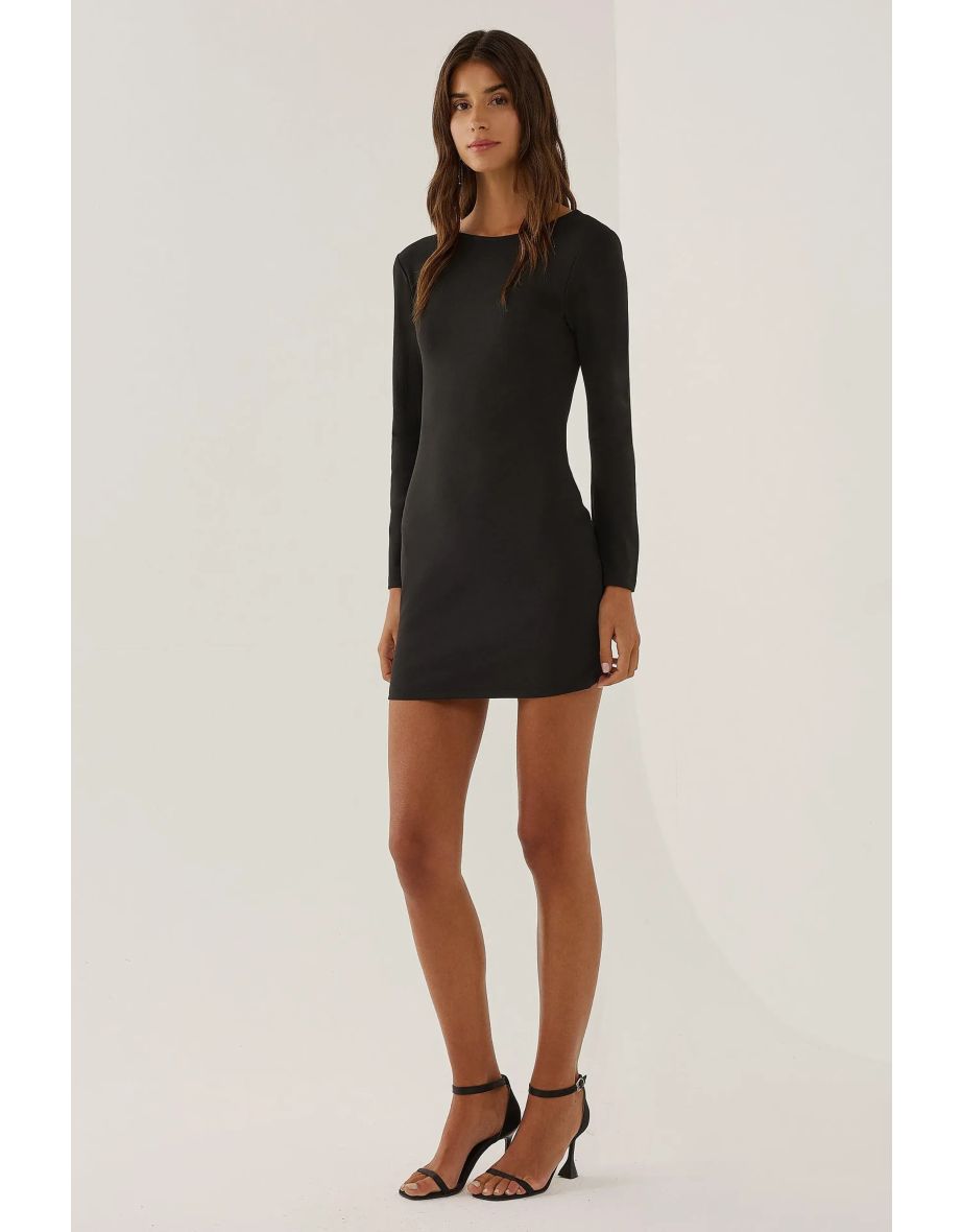 Bodycon Mini Dress with Back Cleavage