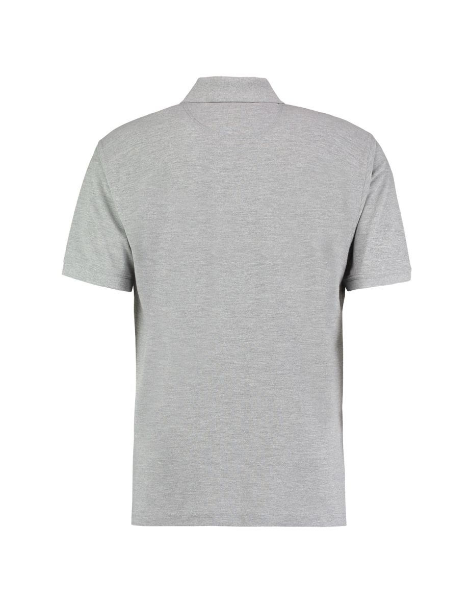 Kustom Kit Mens Klassic Superwash Short Sleeve Polo Shirt - Heather Grey - 1