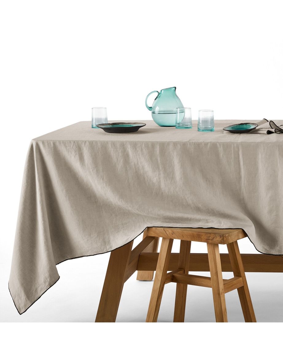 Suzy 100% Washed Linen Tablecloth