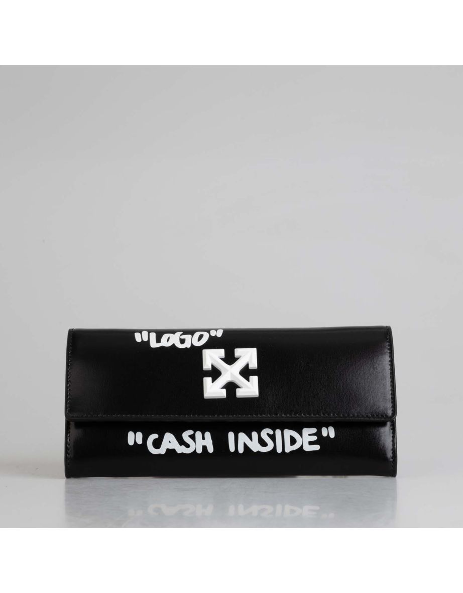 Accessories Off White Jitney Wallet On Chain in Black