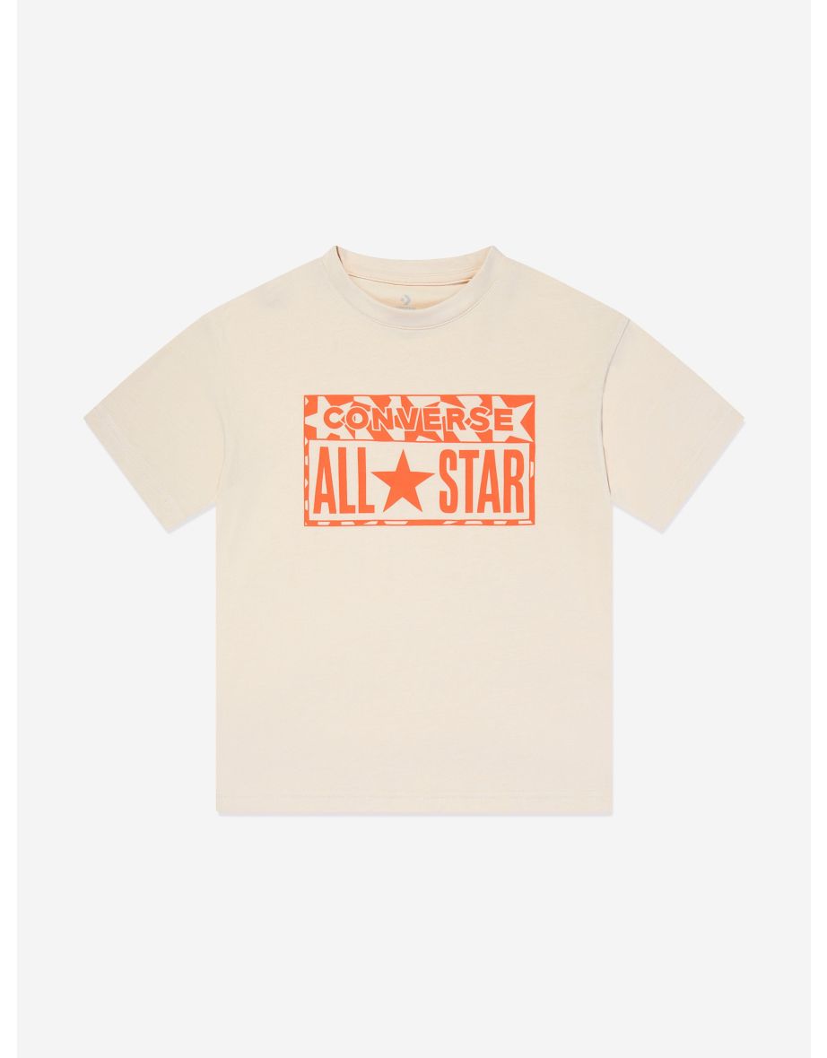 Boys Lifestyle Loose Fit T-Shirt in Ivory