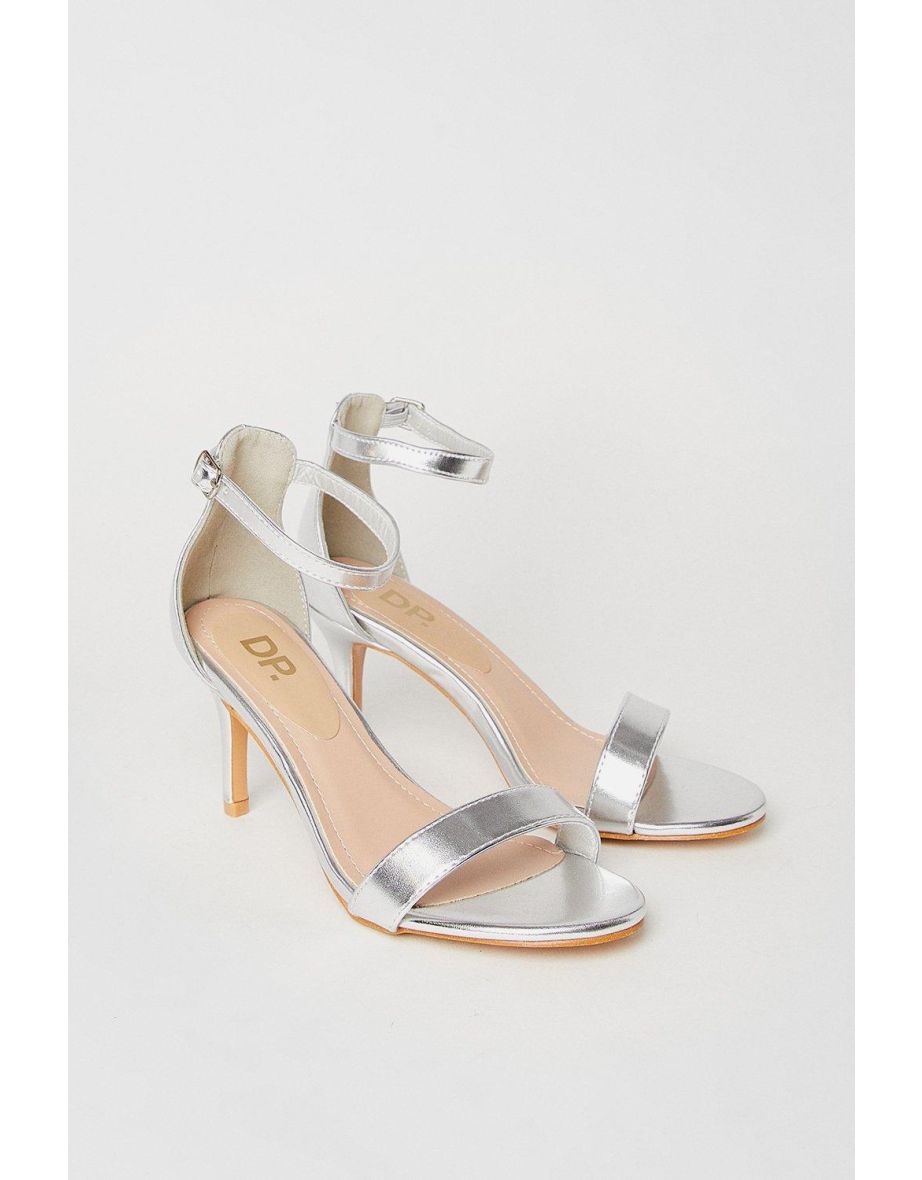 Tasha Low Stiletto Barely There Heeled Sandals